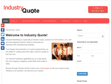 Tablet Screenshot of industryquote.com